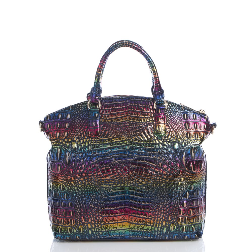 Brahmin Large Duxbury Satchel Technicolor Melbourne