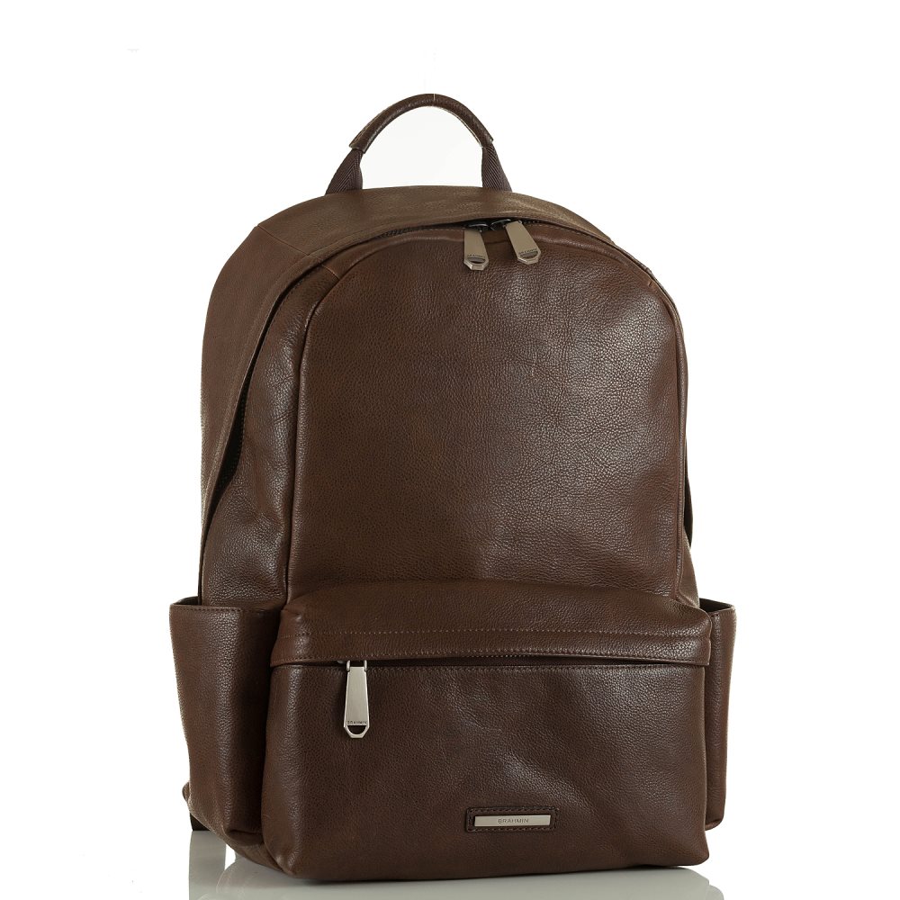 Brahmin Marcus Backpack Cocoa Brown Manchester [oqoFcKDa] - $115.00