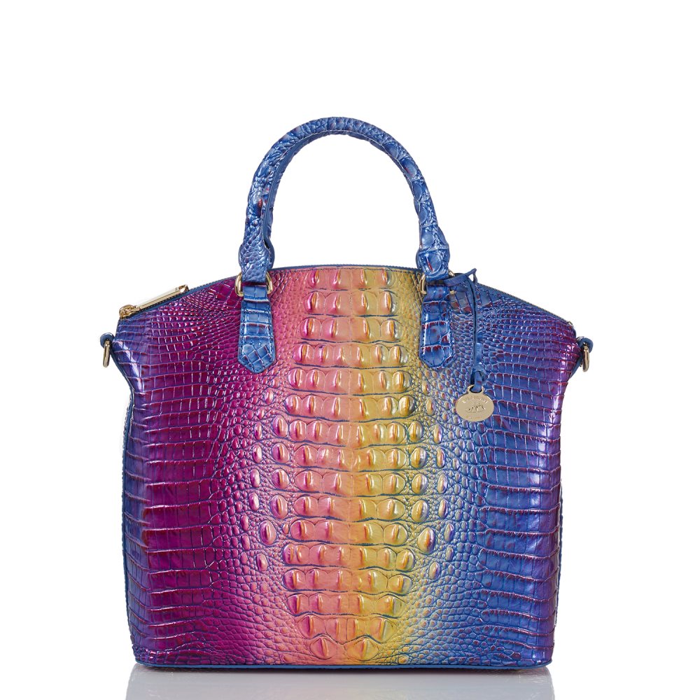 Brahmin Large Duxbury Satchel Magic Ombre Melbourne