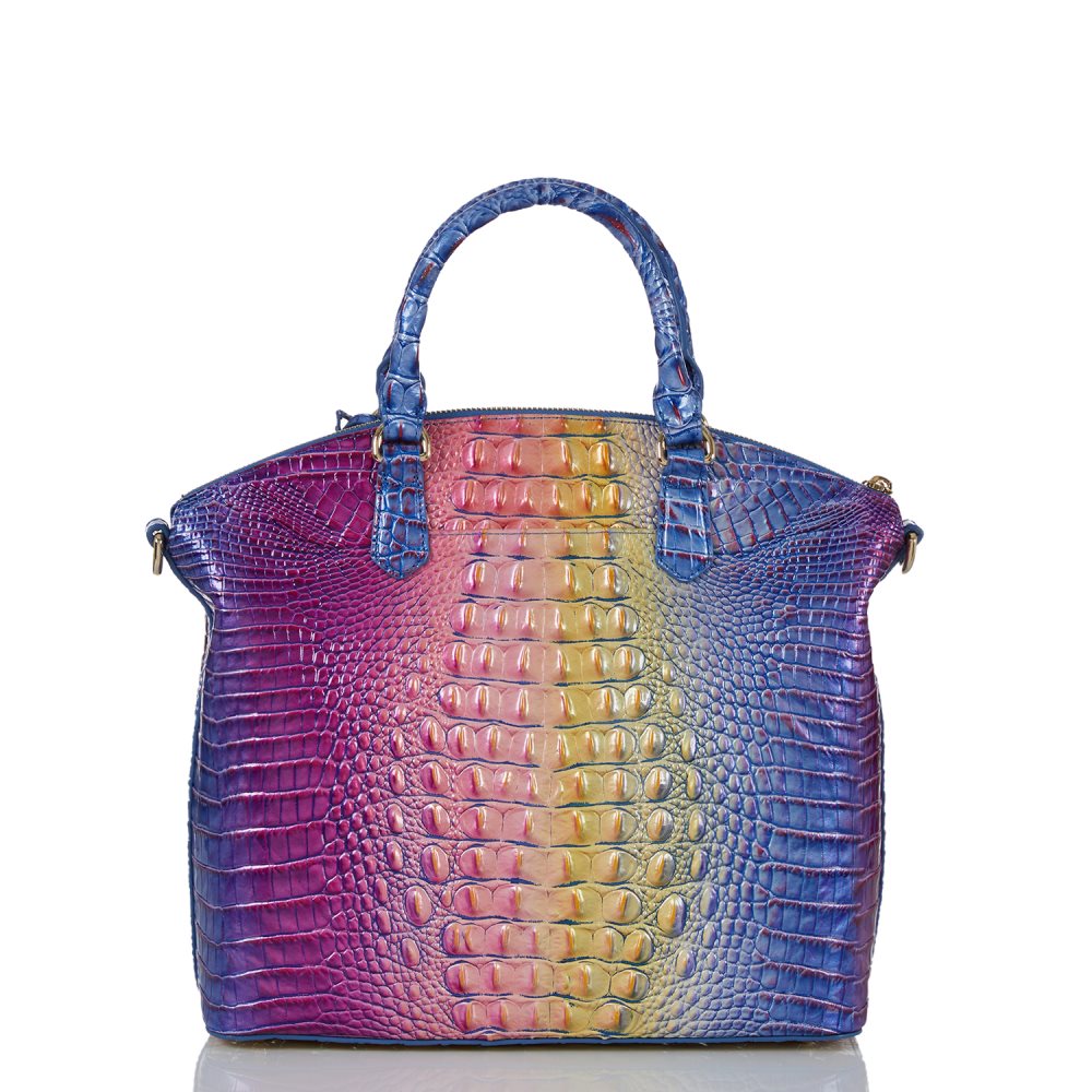 Brahmin Large Duxbury Satchel Magic Ombre Melbourne