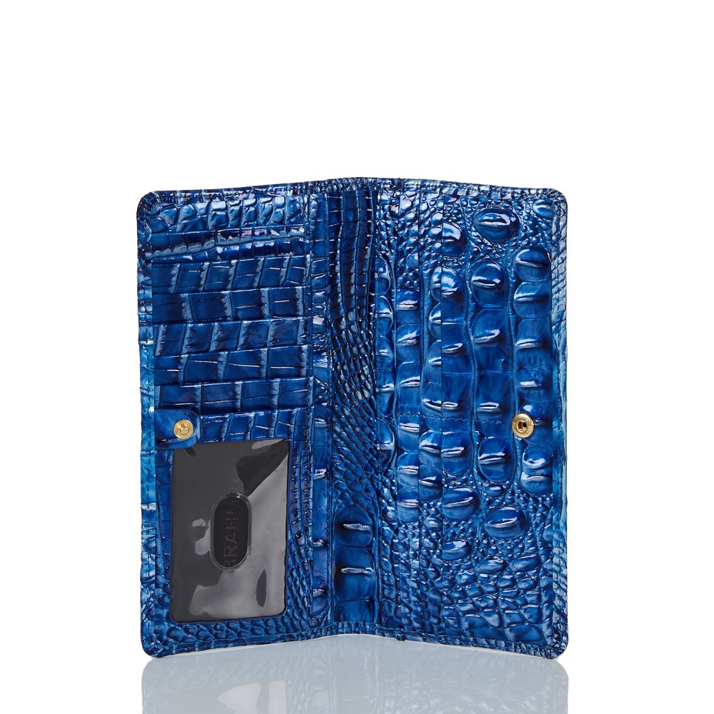 Brahmin Ady Wallet Vista Blue Ombre Melbourne