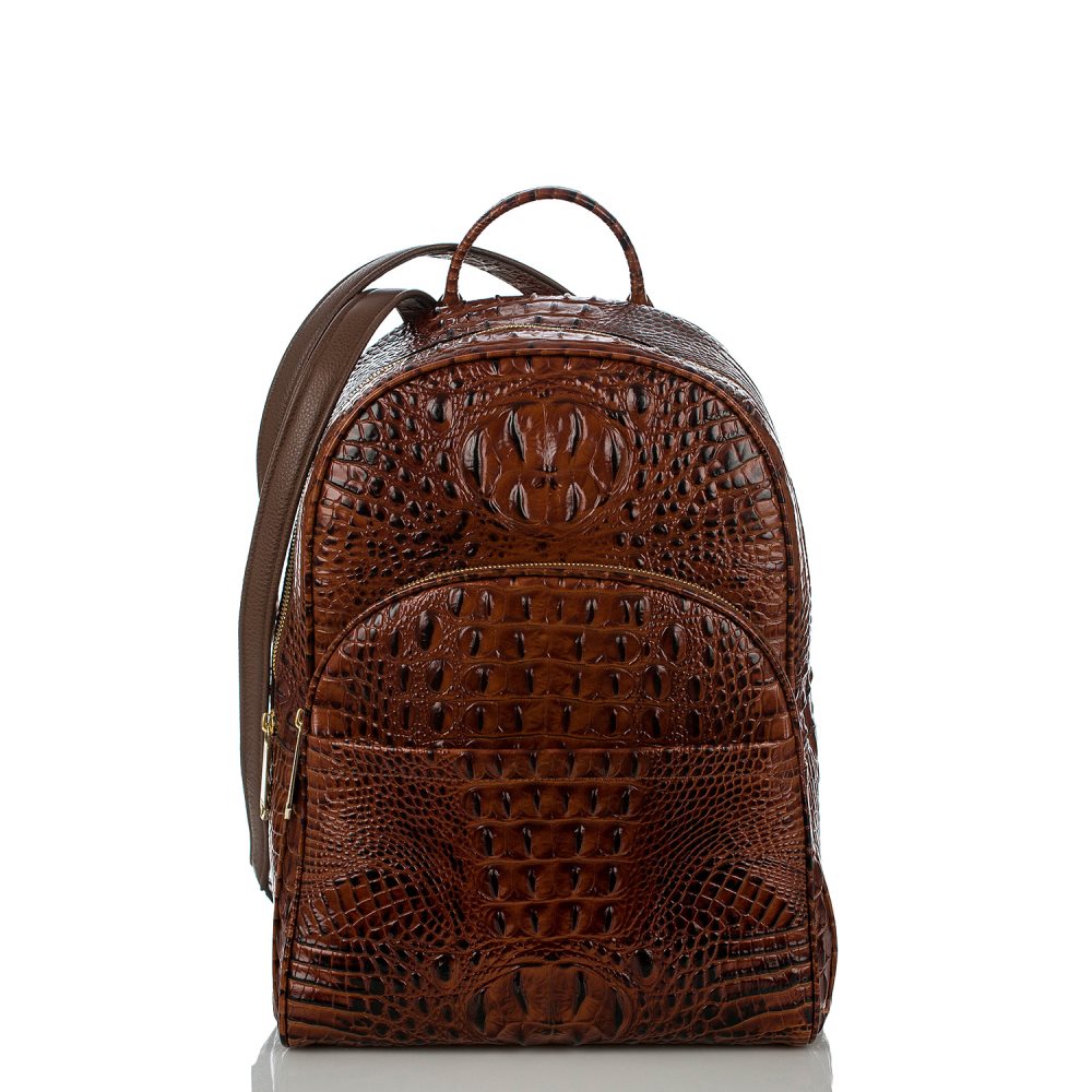 Brahmin Dartmouth Backpack | Brown Leather Backpack