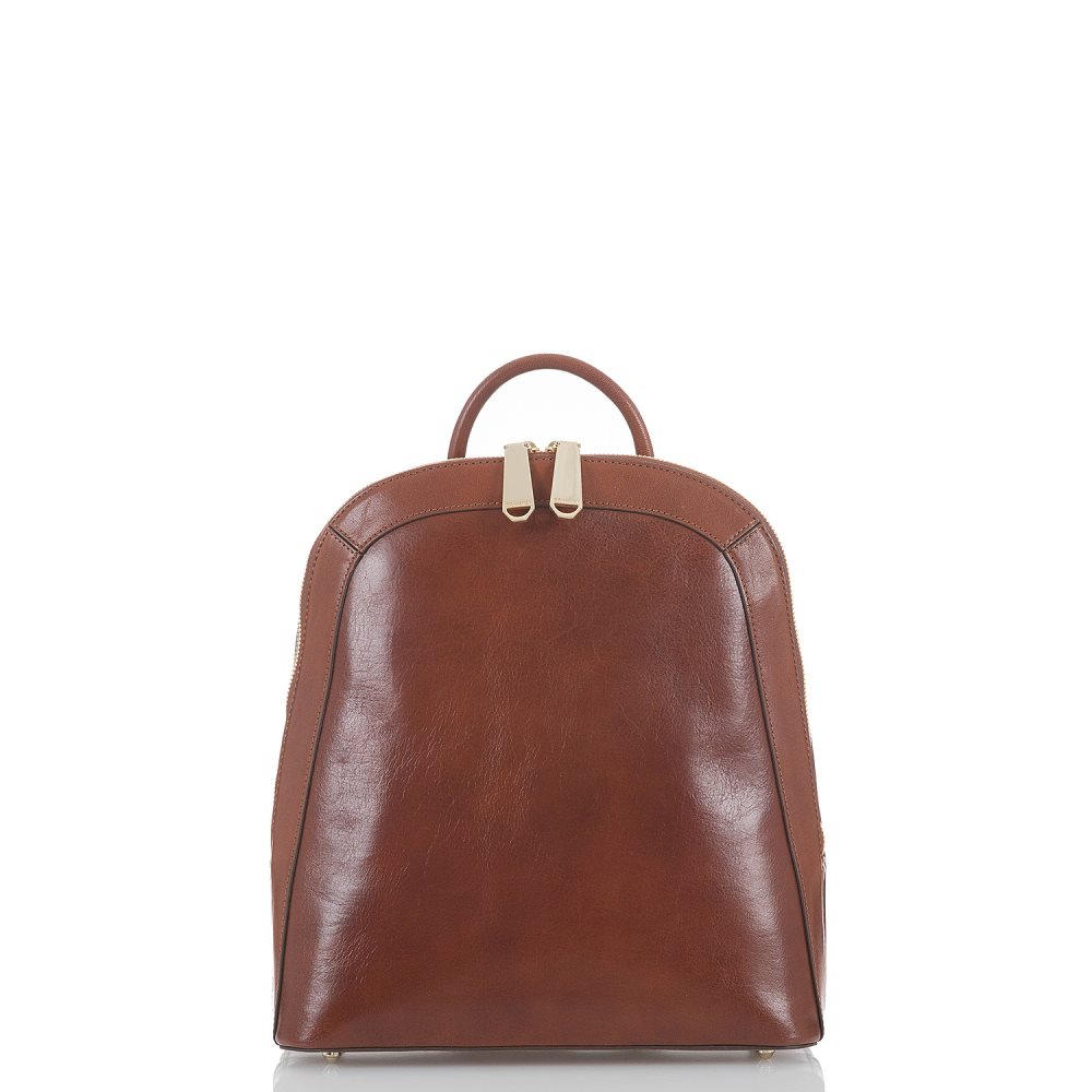 Brahmin Rosemary Cognac Topsail