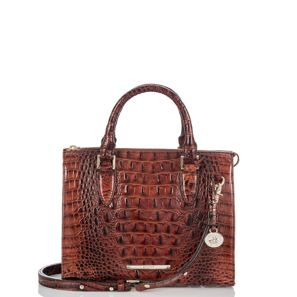 Brahmin Anywhere Convertible Handbag | Pecan Melbourne