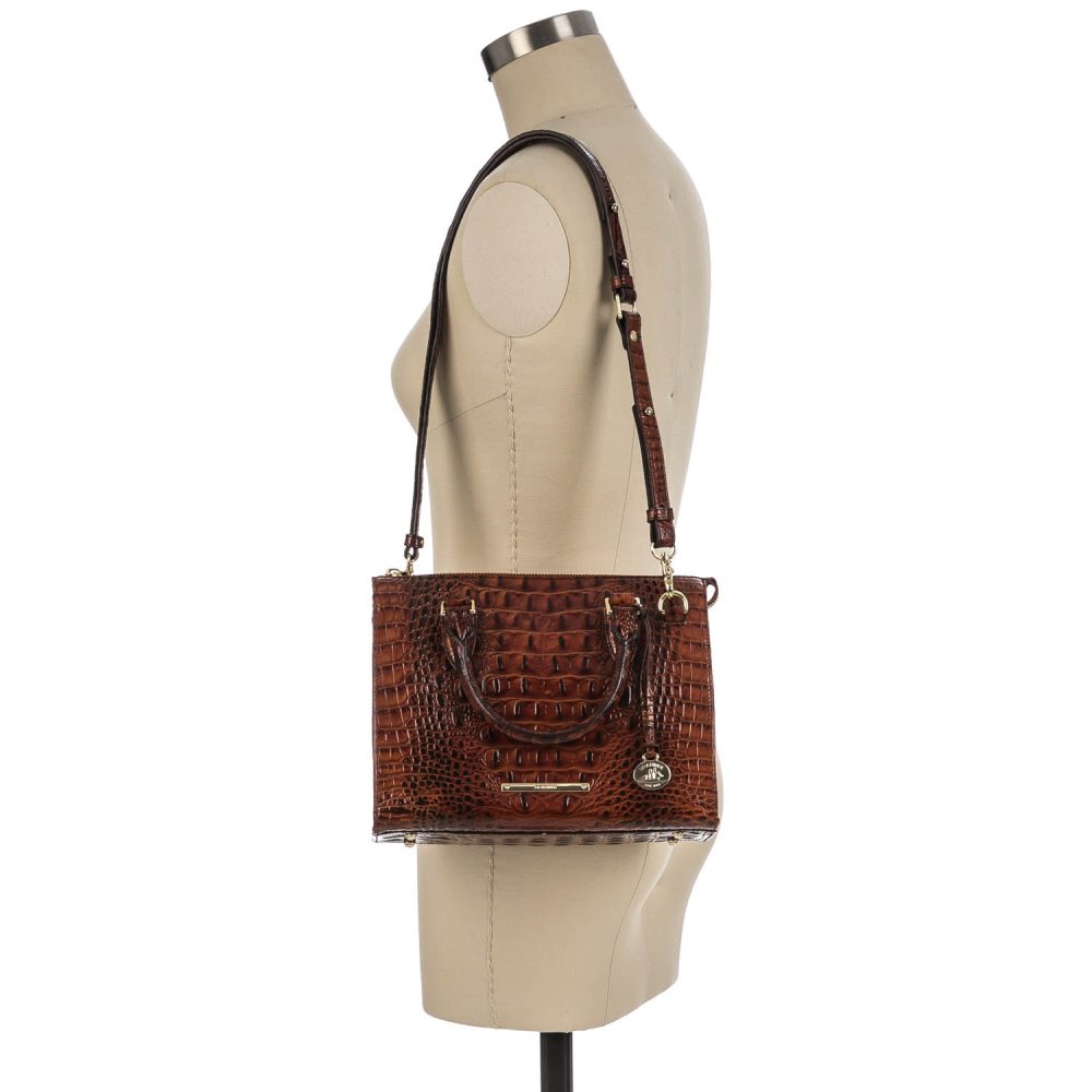 Brahmin Anywhere Convertible Handbag | Pecan Melbourne