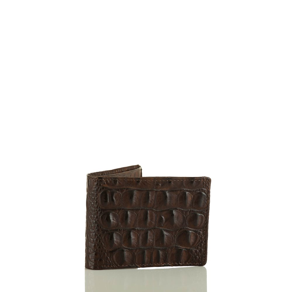 Brahmin Billfold Cocoa Brown Vintage Melbourne