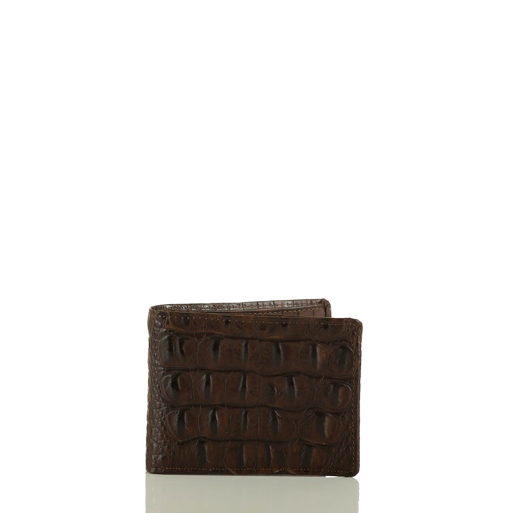 Brahmin Billfold Cocoa Brown Vintage Melbourne