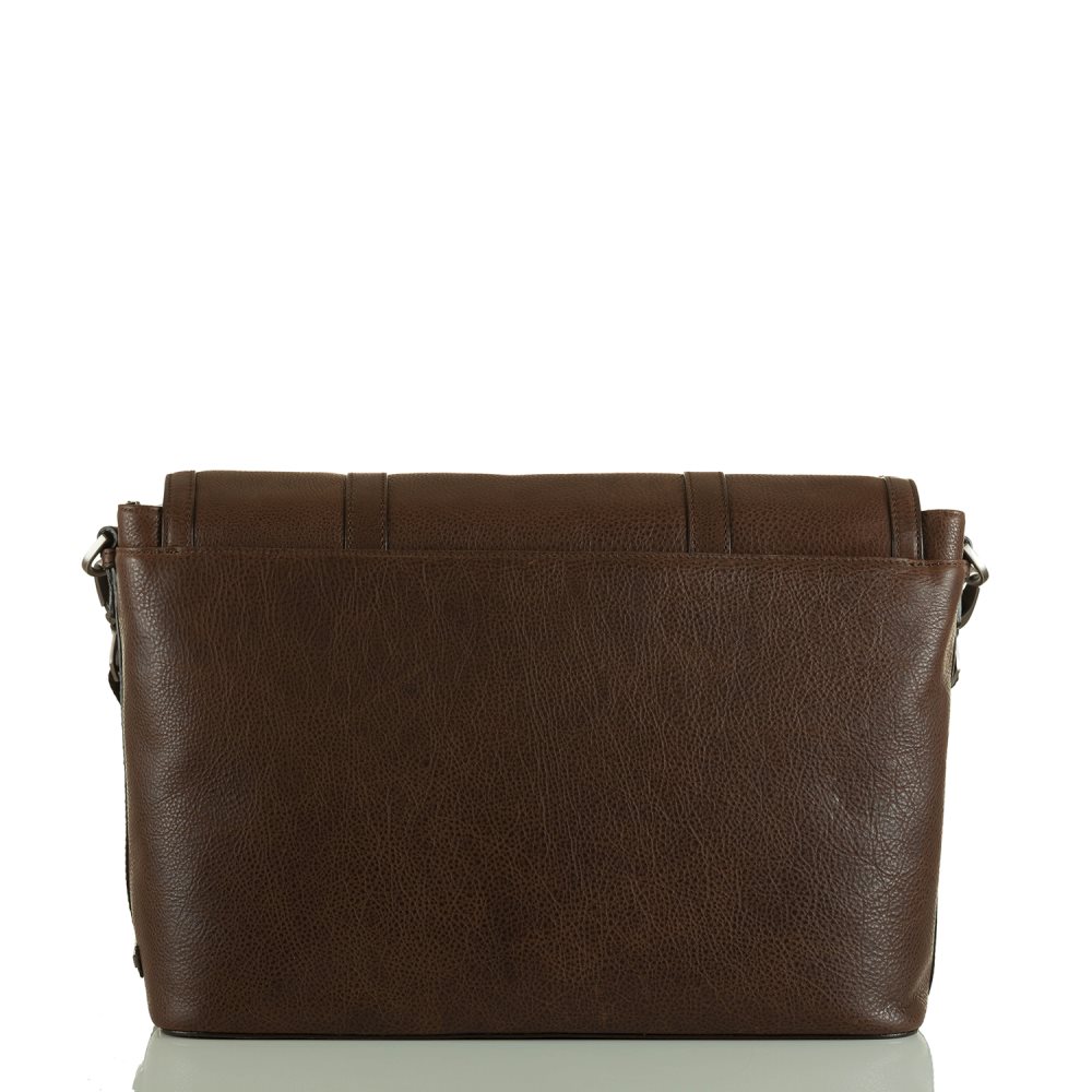 Brahmin Mason Messenger Cocoa Brown Manchester