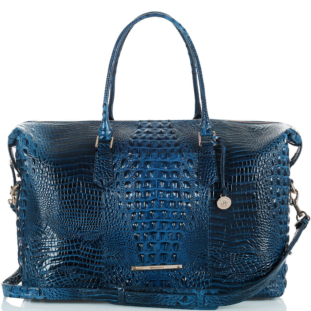 Brahmin Duxbury Weekender Sapphire Melbourne