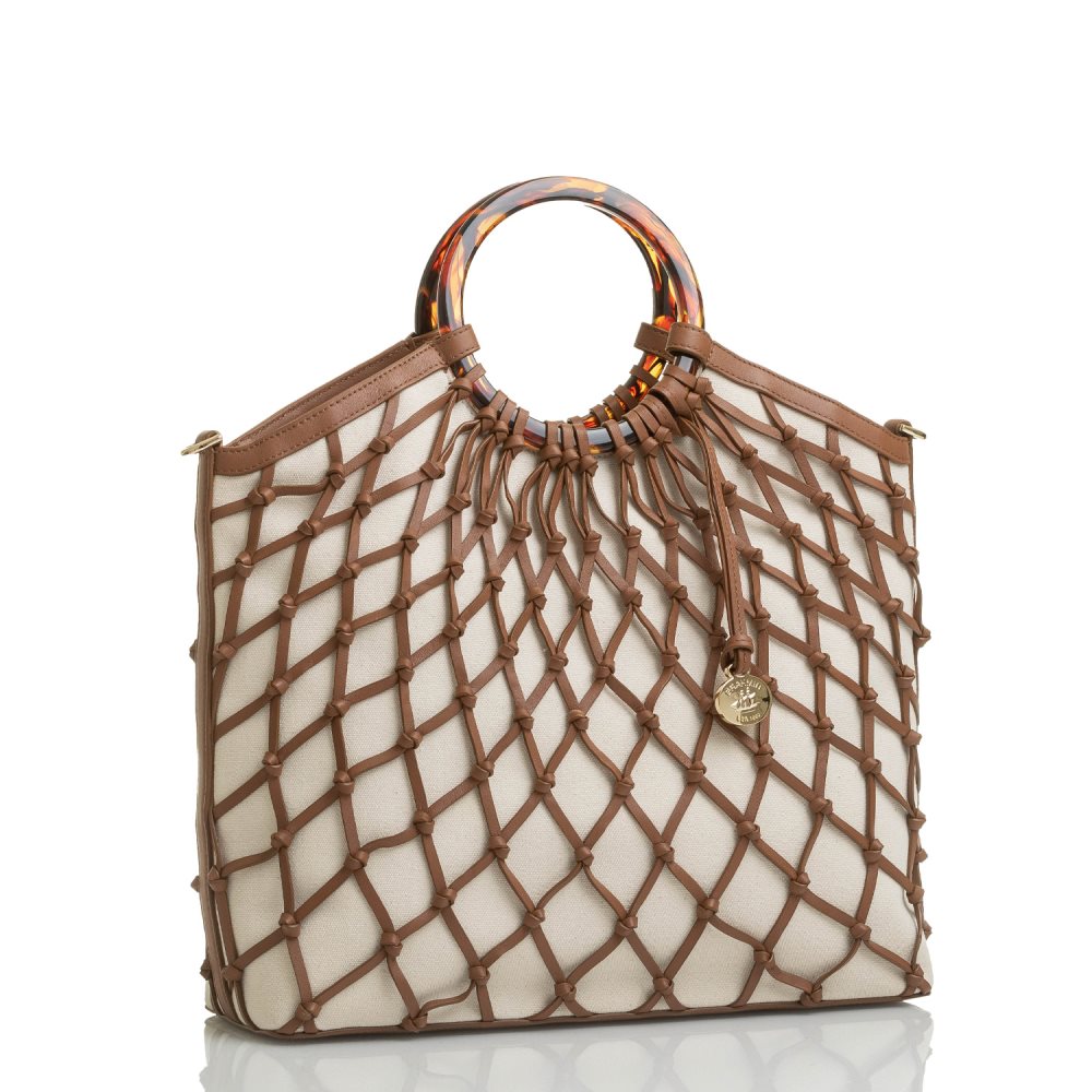 Brahmin Renata Dark Beige Carroway