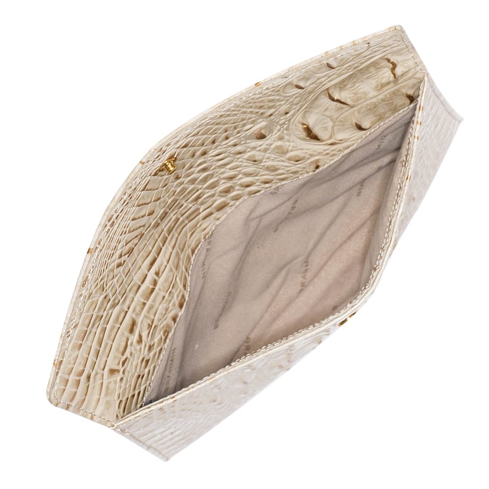 Brahmin Envelope Clutch Satin Golightly