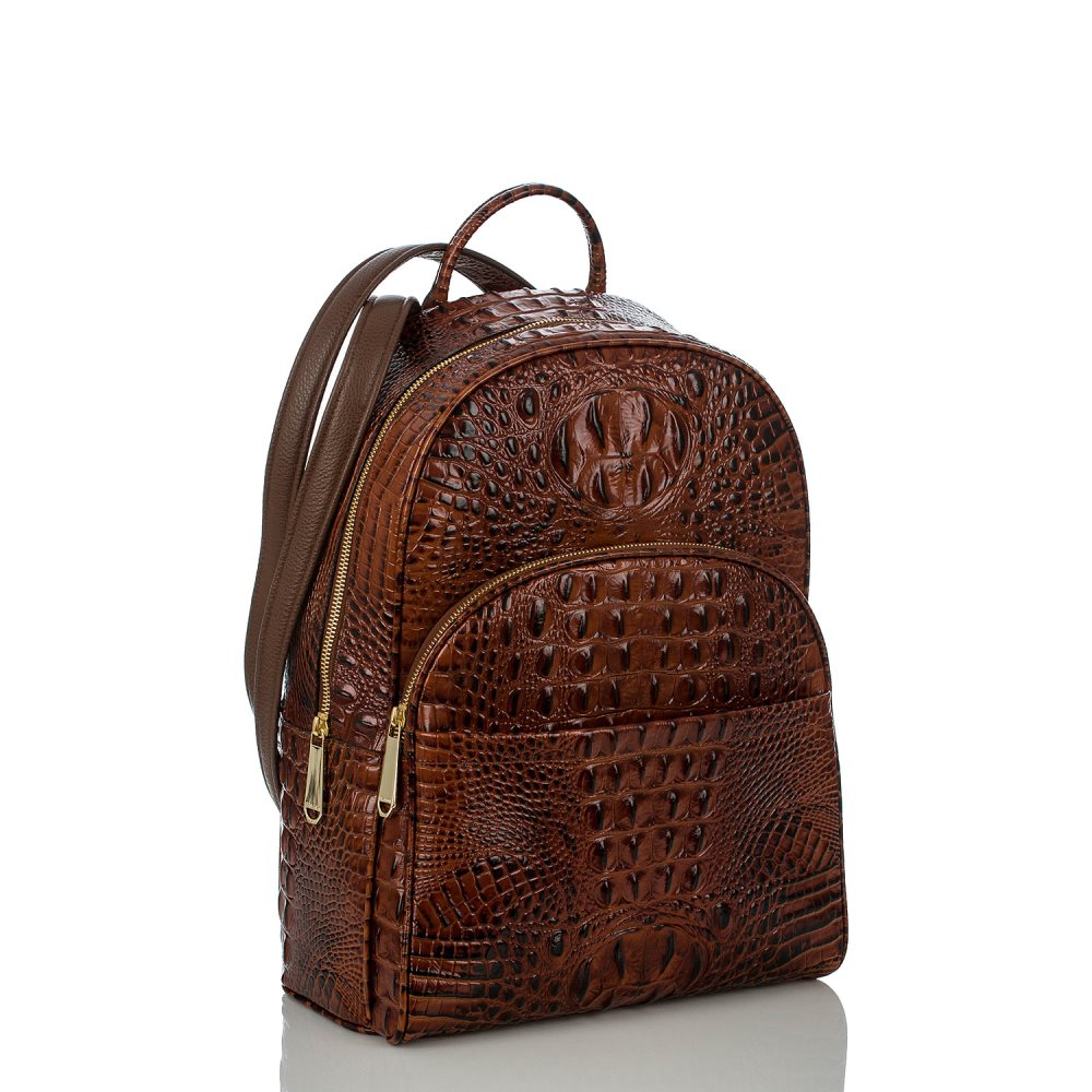 Brahmin Dartmouth Backpack | Brown Leather Backpack