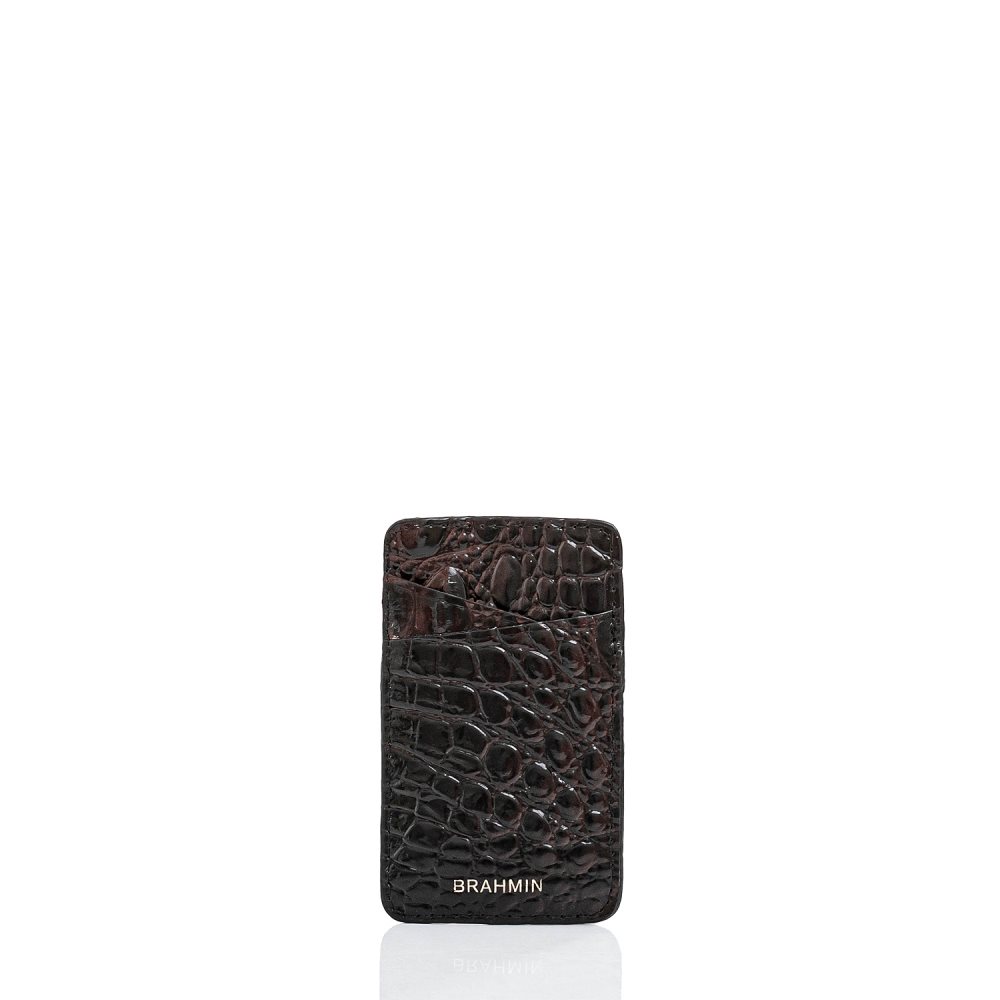 Brahmin Card Case Cocoa Melbourne