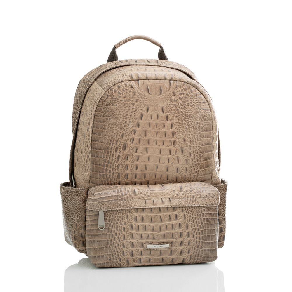 Brahmin Lucas Backpack Biscuit Valley