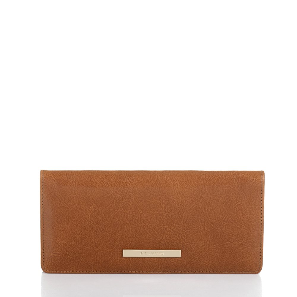 Brahmin Ady Wallet Cognac Dunaway