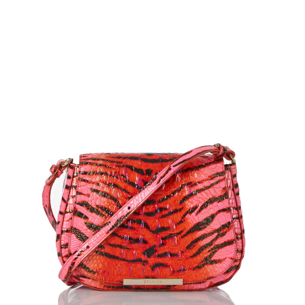 Brahmin Small Nadine Pink Feline Ombre Melbourne