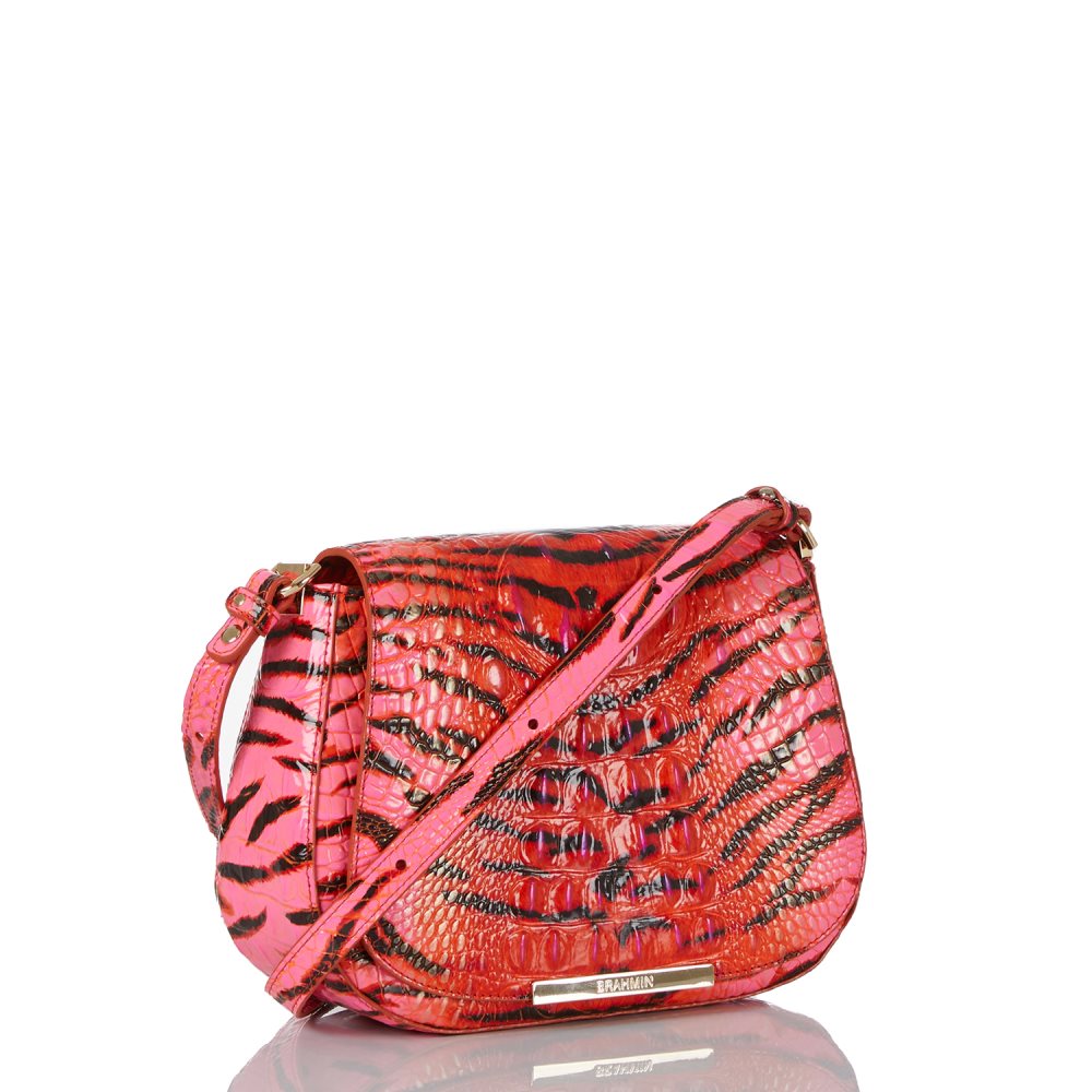 Brahmin Small Nadine Pink Feline Ombre Melbourne