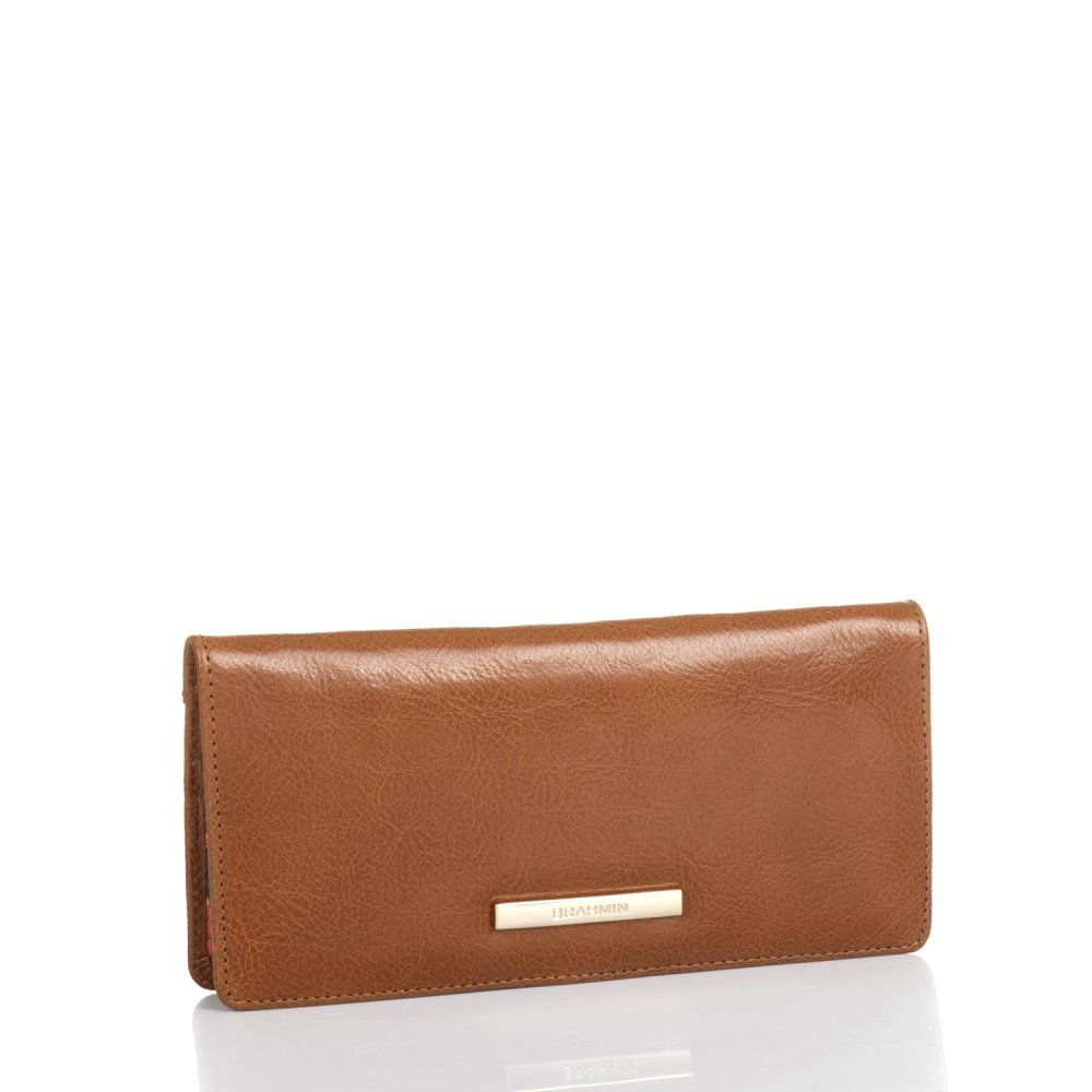 Brahmin Ady Wallet Cognac Dunaway