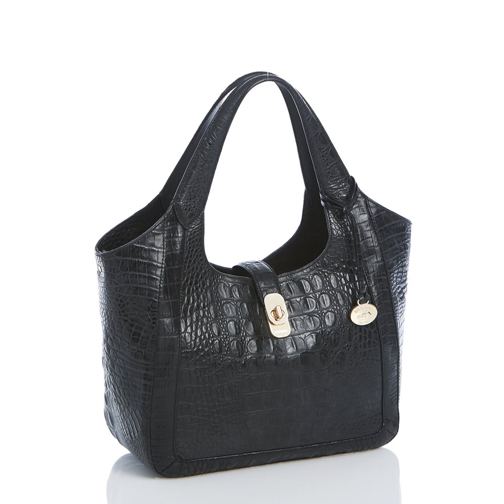 Brahmin Small Carla Black Barlow