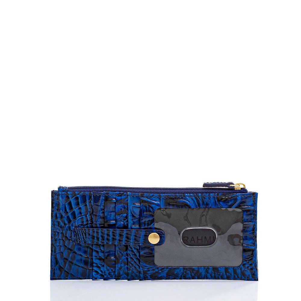 Brahmin Credit Card Wallet Sapphire Melbourne